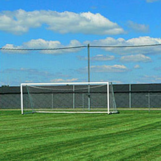 Soccer Barrier Nets; Outdoor #21 Medium-Impact and #42 High-Impact Netting; For Home, Parks, Schools, Behind the Soccer Goal, Along the Sidelines.